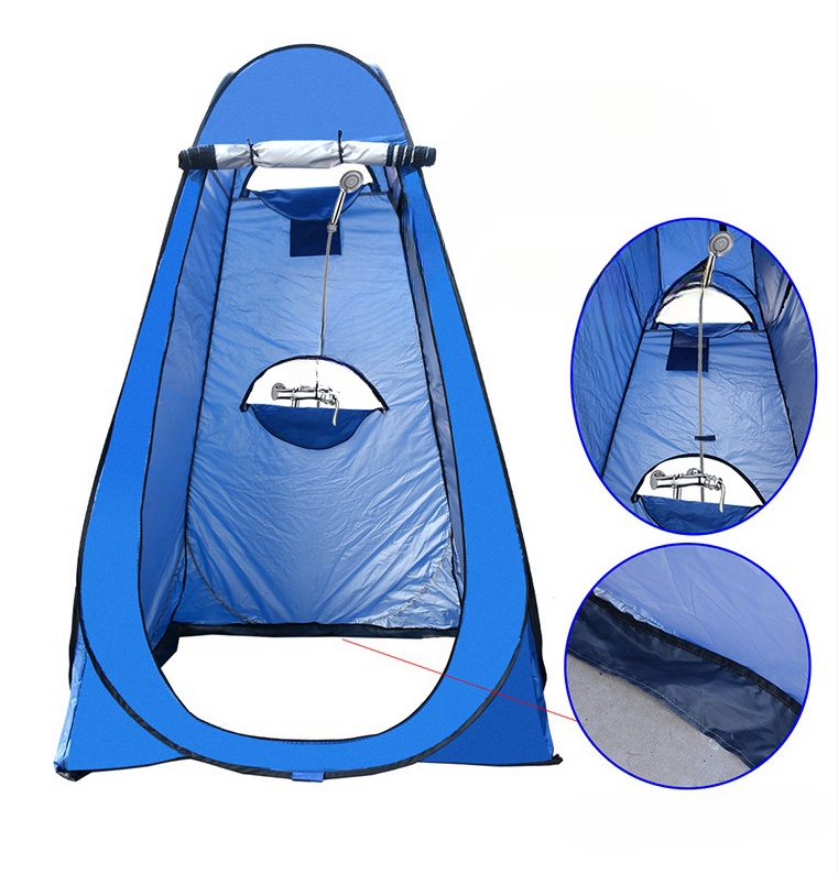 Tente bleu profond