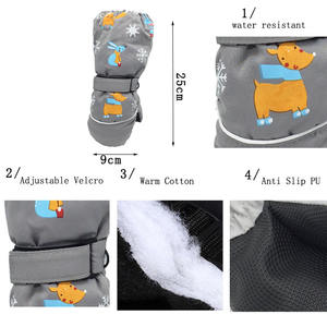 Guantes de Esquí para Niños de 4 a 7 Años, Resistentes al Agua, Cálidos para Invierno - Product Image 3