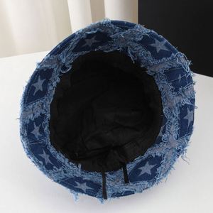 Chapeau Bob Unisexe Vintage en Jean Délavé Style Classique de Créateur – Vente en Gros - Product Image 4