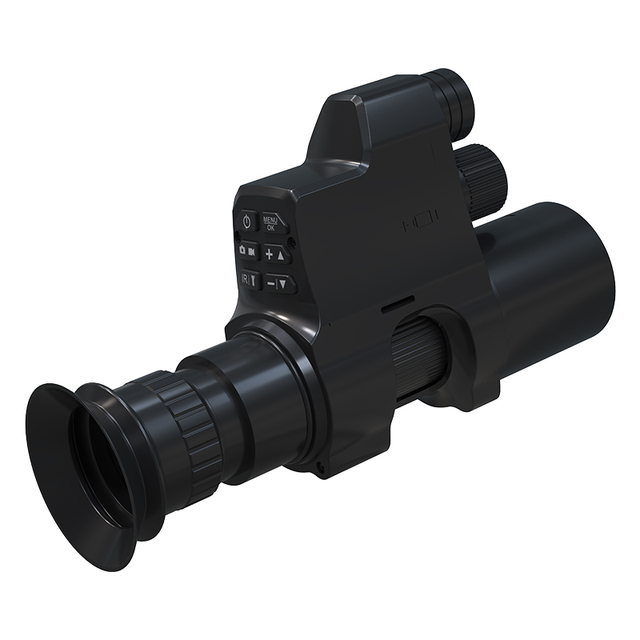 Portable Monocular 1080P Battery Powered 4X Zoom Long Range 300 Meters Night Vision Scope for Hunting