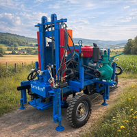Foreuse portable haute performance pour puits d’eau de 200 m, machine de forage de sondages, appareil de forage profond, vente directe d’usine