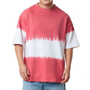 Personnalisé Surdimensionné 220gsm Coton Respirant T-Shirts Hommes Poids Lourd Uni Ras Du Cou High Street Style Made Pakistan Jersey - Product Image 1