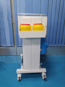 Chariot médical en aluminium Chariot de beauté à 2 tiroirs de haute qualité pour équipement hospitalier et équipement de beauté Produit en plastique - Product Image 4