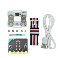 Kit de Reloj Programable con Placa Base Microbit, Programación Gráfica Makecode