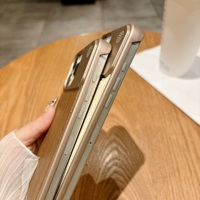 Coque de téléphone en cuir PU bois sans cadre nouveau Design magnétique antichoc Compatible avec pour iPhone 16 15 PRO max pour iPhone Plus