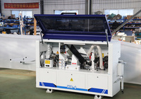 Machine automatique de chantournage de bords de meubles en MDF avec écran tactile, fonctions de collage et de polissage, alimentée par moteur, pour la menuiserie chinoise