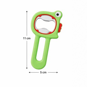 Abridor de Botellas de Silicona con Diseño de Rana, Abridor de <span class=keywords><strong>Cerveza</strong></span> con Forma Personalizada, Patrón Animal, para Fiestas, Bares, Regalo Premium, Directo de Fábrica - Product Image 3