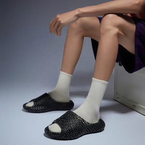Sandalias de malla de nido de abeja impresas en 3D, ligeras, transpirables, antideslizantes, con punta abierta, diseño de rejilla, cómodas y fáciles de poner. - Product Image 3