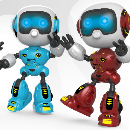 2022 Smart B/O Robot Toy Electronic Touch Sensitive Alloy Robot With Light and Sound Gift Items for Boys Toy Robots Technology