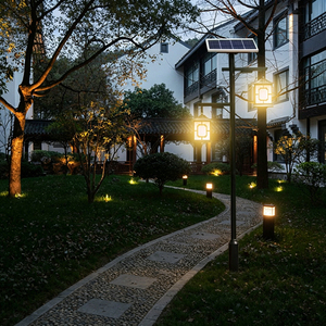 Outdoor Solar Street Lights 4100K Neutral White IP65 Waterproof LED Road Lighting Fixtures Iron Body - Product Image 4