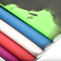 Efectos Visuales Dinámicos, Cuero Sintético PU Ecológico, Elástico, Resistente a la Abrasión, con Cambio de Color Activado por Calor