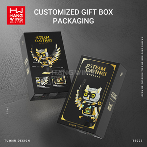 477 pièces Steampunk hibou bloc de construction jouet ensemble ABS Construction technique briques KitIdeal mécanique rétro Style modèle - Product Image 4