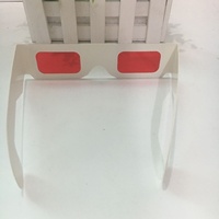 Lunettes de décodage 3D en papier avec filtre rouge pour matériel de réalité augmentée (RA) – Décodeur 3D secret