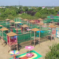 ROPECUBE Équipement de terrain de jeu en corde pour l'aventure en plein air pour les enfants Parcs de voyage et zones d'activités d'exploration familiale