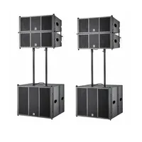 CVR professionnel 8 pouces ligne réseau Audio système son extérieur actif 18 pouces Subwoofer haut-parleur