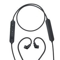 Earphone gantung leher nirkabel Bluetooth Upgrade, baterai ultra-panjang 2pin0.78 inci telinga pengurang kebisingan cocok untuk Olahraga