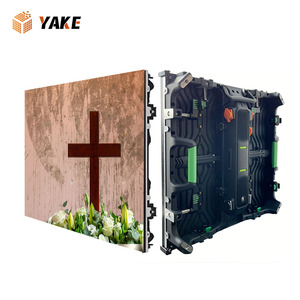 Yake 4.81 mét ngoài trời di động nhà thờ <span class=keywords><strong>LED</strong></span> Video tường quảng cáo treo màn hình hiển thị <span class=keywords><strong>LED</strong></span> để bán - Product Image 1