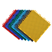 Baldosas de PVC entrelazadas de diseño moderno para pisos de garaje, antideslizantes, para deportes al aire libre, directamente de fábrica