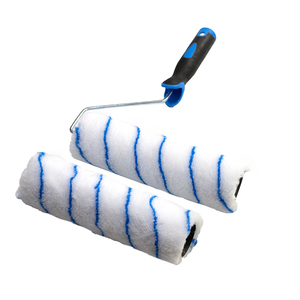 BIYU 9 pouces plateau bleu Premium industriel bricolage ménage <span class=keywords><strong>peinture</strong></span> <span class=keywords><strong>rouleau</strong></span> brosse accessoires Kit OEM Polyester pour le <span class=keywords><strong>nettoyage</strong></span> à domicile - Product Image 5