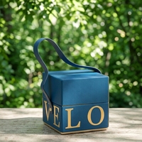 Boîte cadeau de parfum portable élégante et personnalisée avec fermeture magnétique, emballage de luxe de haute qualité
