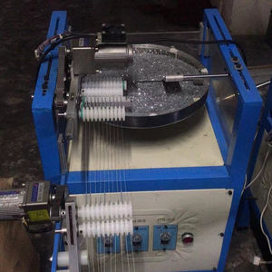 ガラスビーズ糸ファンシー糸製造機プラスチックビーズストリングリンク機 - Product Image 2