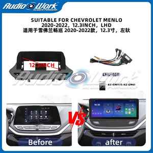Marco de Radio para Auto de 12.3 Pulgadas, LHD, el Más Vendido, para Chevrolet Menlo 2020 2021 <span class=keywords><strong>2022</strong></span>, Sistema Android - Product Image 2