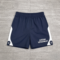 Shorts de sport légers en nylon brodés, color block, de luxe, personnalisés, pour hommes, Guangzhou Shangshang