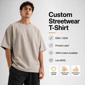 T-shirt da <span class=keywords><strong>uomo</strong></span> all'ingrosso in cotone 300 GSM, a manica corta, oversize, spessa, personalizzabile con logo, <span class=keywords><strong>per</strong></span> <span class=keywords><strong>uomo</strong></span> - Product Image 1