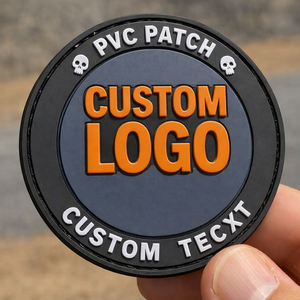 Patch PVC personnalisé en silicone avec logo en relief, style Freedom, pour activités de plein air, avec fixation auto-agrippante, vente en gros - Product Image 3