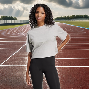 Camiseta Deportiva Casual de Alta Calidad para Mujer, Talla XL, Jersey Bordado, 100% Algodón, Secado Rápido, Ecológica, Corte Holgado - Product Image 2