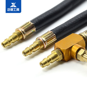 Tu443 เครื่องวัดแรงดันน้ำมันเชื้อเพลิงในรถยนต์เครื่องมือวินิจฉัยเครื่องยนต์แบบอะนาล็อกสำหรับซ่อมรถยนต์เหล็กคาร์บอนสีแดง - Product Image 4