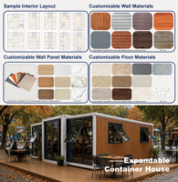 Maison conteneur extensible 1 unité – Location courte durée au Royaume-Uni – Cabine préfabriquée modulaire avec salle de bain et cuisine – Unité d'hébergement de vacances