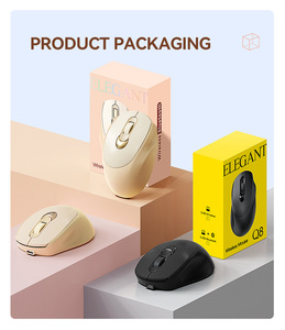 Ratón silencioso inalámbrico BT 2,4G Modo dual Silencio Tipo C Carga Ratón portátil Óptico para dama Laptop PC Game Office - Product Image 3