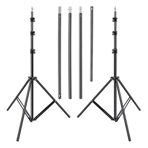 Support de toile de <span class=keywords><strong>fond</strong></span> rétractable taille 3m * 3m et <span class=keywords><strong>trépied</strong></span> de barre transversale noir <span class=keywords><strong>trépied</strong></span> d'écran de <span class=keywords><strong>fond</strong></span> de <span class=keywords><strong>studio</strong></span> photo avec roues - Product Image 2