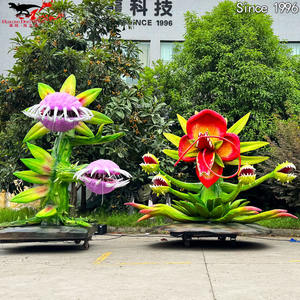 Modelo de <span class=keywords><strong>Chompers</strong></span> de simulación Mecánica Eléctrica de decoración de plantas realistas artificiales para exposición de Parque Jardín Playhouse - Product Image 5