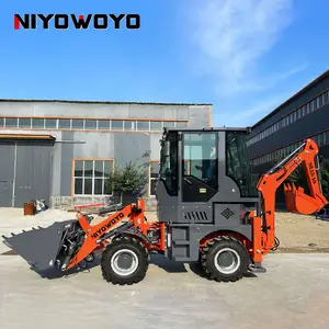 Trung quốc New cao cấp backhoe Loader cho trang trại/vườn xây dựng 4 bánh xe loader-Digger với giá cả thuận lợi 15-10