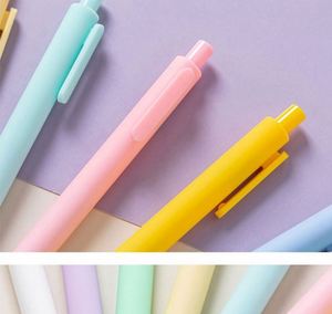 Bolígrafos de Plástico al por Mayor, Color Caramelo, Económicos, Multicolores, Recubiertos de Goma, para Regalos, con Logotipo Personalizado Impreso, para Papelería - Product Image 4