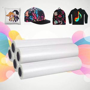 ฟิล์ม PET แบบม้วนสำหรับเครื่องพิมพ์แบบรีดร้อน DTF  ความหนา 75 ไมครอน ขนาด 30 33 60 ซม. 60ซม. 60ซม.*100ม.  แบบ Hot Peel และ Cold Peel พิมพ์ได้ทั้งสองด้านและด้านเดียว - Product Image 1