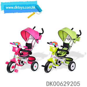 عربة أطفال دراجة دواسة دراجة ثلاثية العجلات القط اللعب مع المظلة <span class=keywords><strong>3</strong></span> عجلات ركوب على سيارة عربة عربة لعب للأطفال - Product Image 2
