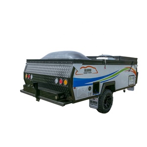COMPAKS RV nuevo tipo de Mini remolques de viaje trasero plegable piso duro caravanas pequeñas - Product Image 1