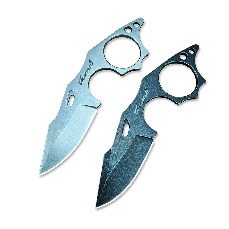 Мини ожерелье нож кемпинг тактический нож Открытый EDC фиксированное лезвие с футляром Kydex