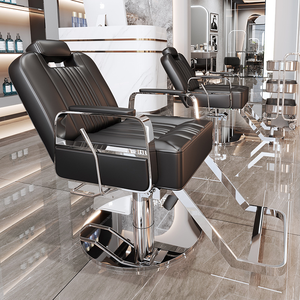 Nouveau Fauteuil de Barbier Inclinable en Cuir de Haute Qualité 2026 – Équipement de Salon pour Hôtels, Salons de Beauté et Salons de Coiffure (Vente en Gros) - Product Image 3