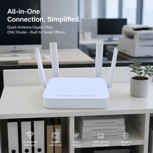 Routeur XPON ONU haute vitesse WiFi5 AC1200Mbps avec processeur double cœur, routeur fibre optique avec antenne MU-MIMO pour réseau FTTH ISP - Product Image 5
