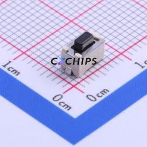 SKQMATE010 Tactile Switch SMD,6x3.5mm Switch Single Pole Single Throw Rectangle Button Vertical Mount 6mm - Product Image 1