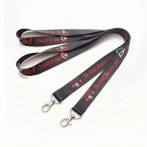 Correas de Lanyard Cortas de Satén y Nailon para Llaveros con Mosquetón, Impresión de Logotipo Personalizado, en Promoción - Product Image 5