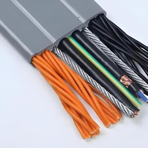 Câble <span class=keywords><strong>plat</strong></span> industriel en cuivre PVC pour ascenseur, 2-10 conducteurs, TVVB, personnalisé, câble de déplacement, indice de protection IP67, basse tension, direct usine - Product Image 4