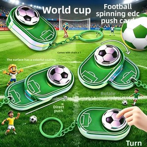 Roue tournante de football transfrontalière édition spéciale, porte-clés de voiture jouet à poussoir, haut de gamme, pour les 14 ans et plus - Product Image 1