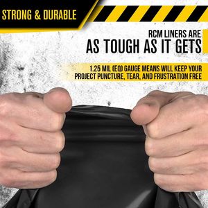 ถุงขยะขนาดเล็ก 100 ใบ ถุงขยะดำแบบใช้แล้วทิ้ง ย่อยสลายได้ ไม่มีกลิ่น สำหรับครัว สำนักงาน - Product Image 2