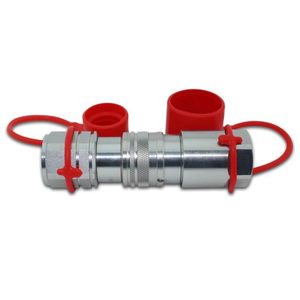 Conjunto de Acopladores Hidráulicos de Desconexión Rápida Blince con Rosca de 5/8 Pulgadas y Cara Plana - Nuevos Accesorios Serie ISO 5675 con Clasificación de 5100 PSI - Product Image 1