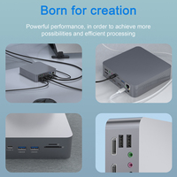 Station d'accueil USB-C Rocketek 4K 30Hz 18-en-1 avec triple écran pour une productivité optimale